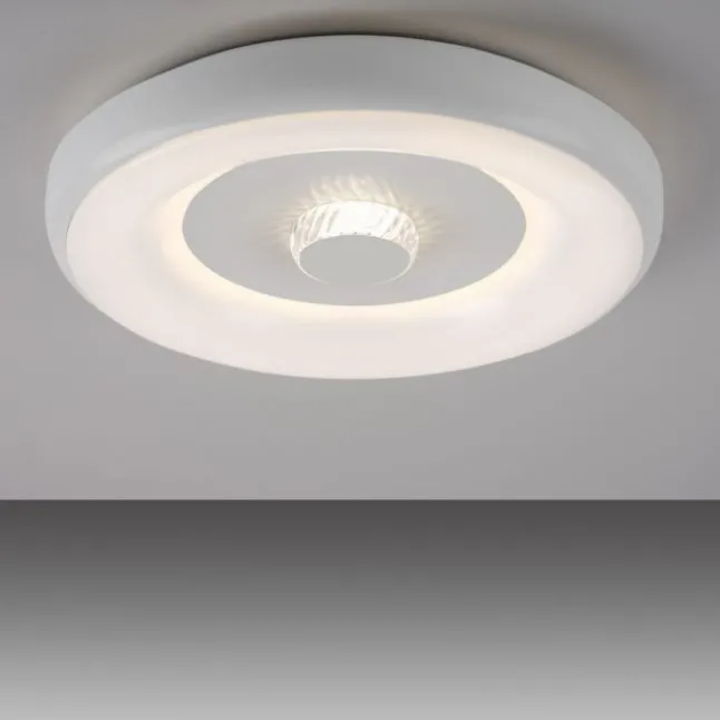 LED Deckenleuchte weiß Kristalllichtspiel Ferndbedienung dimmbar App