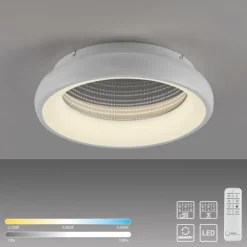 LED Deckenleuchte weiß mit Tunneleffekt dimmbar Fernbedienung CCT