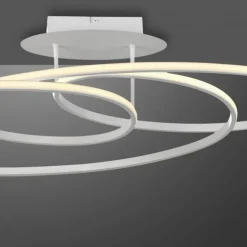 LED Deckenleuchte weiß modern Leuchtringe Esszimmer Wohnraumlampe