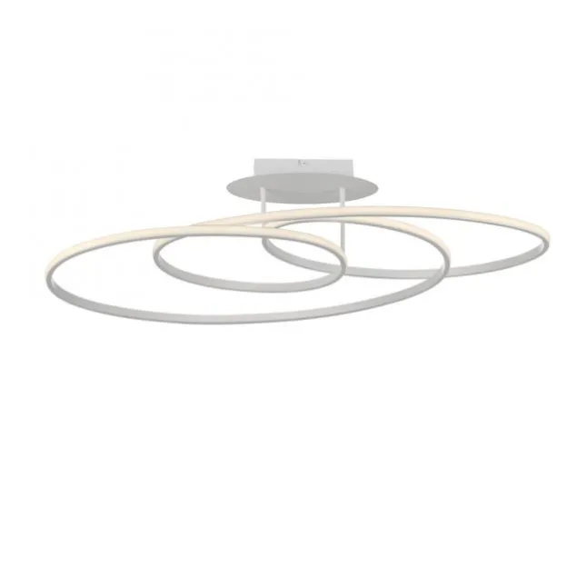 LED Deckenleuchte weiß modern Leuchtringe Esszimmer Wohnraumlampe