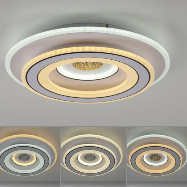 LED Deckenleuchte weiß Nachtlichtfunktion dimmbar Fernbedienung CCT
