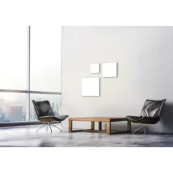 LED Deckenleuchte, weiß, quadratisch, Fernbedienung, dimmbar, modern