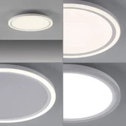 LED Deckenleuchte weiß rund Serienschalter warmweiß Memoryfunktion