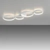LED Deckenleuchte weiß rund 3 Stufen Dimmer moderne Wohnlampe