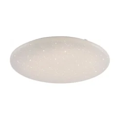 LED Deckenleuchte, weiß, rund, Sterneneffekt, Lichtfarbensteuerung, modern