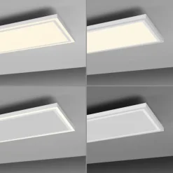 LED Deckenleuchte weiß Serienschalter Memoryfunktion warmweiß Licht