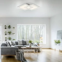 LED Deckenleuchte weiß Serienschalter warmweiß Licht Memoryfunktion