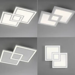 LED Deckenleuchte weiß Serienschalter warmweiß Licht Memoryfunktion