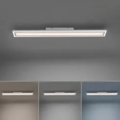 LED Deckenleuchte weiss 100x11,8cm CCT Farbmanagement dimmbar Fernbedienung