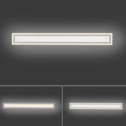 LED Deckenleuchte weiss 100x11,8cm CCT Farbmanagement dimmbar Fernbedienung