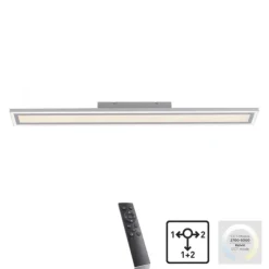 LED Deckenleuchte weiss 100x11,8cm CCT Farbmanagement dimmbar Fernbedienung
