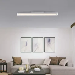 LED Deckenleuchte weiss 100x11,8cm CCT Farbmanagement dimmbar Fernbedienung