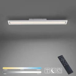 LED Deckenleuchte weiss 100x11,8cm CCT Farbmanagement dimmbar Fernbedienung