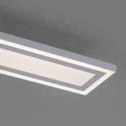 LED Deckenleuchte weiss 100x11,8cm CCT Farbmanagement dimmbar Fernbedienung