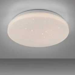 LED Deckenleuchte weiß Sternenhimmeloptik D=22 warmweiß 3000K