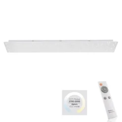 LED Deckenleuchte, weiß, Sternenhimmel-Optik, Farbtemperatursteuerung