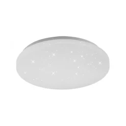 LED Deckenleuchte weiß Sternenhimmel rund D=26cm Schlafzimmer