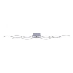 LED-Deckenleuchte, Wellenform, stahl, modern, 3 Lichtbänder, modern, Wave