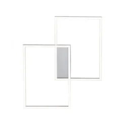 LED-Deckenleuchte, 75,5x56,2cm, CCT-Farbmanagement, Fernbedienung, Memory Funktion