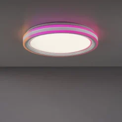 LED Deckenleuchte 48,5x48,5cm rund weiß dimmbar Farbspiel CCT LED Panel
