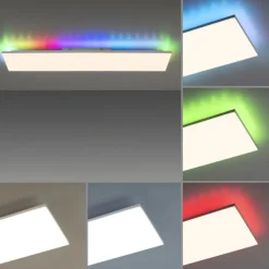 LED Deckenleuchte 100,5x25,5cm weiß rechteckig RGB+CCT dimmbar Panel