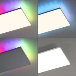 LED Deckenleuchte 100,5x25,5cm weiß rechteckig RGB+CCT dimmbar Panel