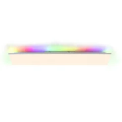 LED Deckenleuchte 100,5x25,5cm weiß rechteckig RGB+CCT dimmbar Panel