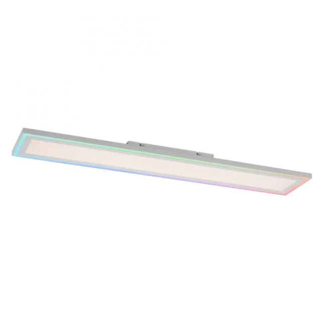 LED Deckenleuchte 100x18cm weiss flach Rainbow RGB Alleskönner