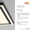 LED Deckenleuchte 30x30 schwarz dimmbar CCT steuerbar über App