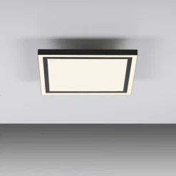 LED Deckenleuchte 30x30 schwarz dimmbar CCT steuerbar über App