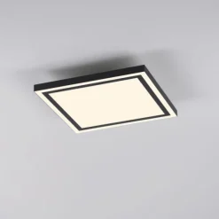 LED Deckenleuchte 30x30 schwarz dimmbar CCT steuerbar über App