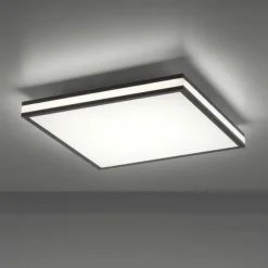 LED Deckenleuchte 45x45 schwarz quadratisch RGB Dreamcolor dimmbar Panel
