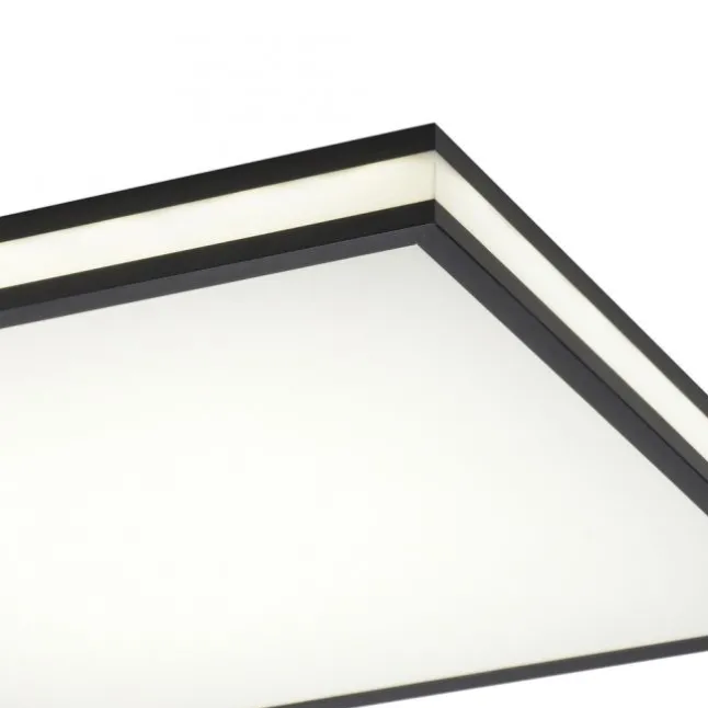 LED Deckenleuchte 45x45 schwarz quadratisch RGB Dreamcolor dimmbar Panel