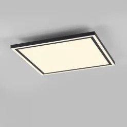 LED Deckenleuchte 45x45 schwarz steuerbar über App dimmbar
