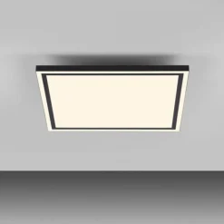 LED Deckenleuchte 45x45 schwarz steuerbar über App dimmbar