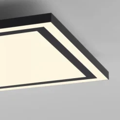 LED Deckenleuchte 45x45 schwarz steuerbar über App dimmbar