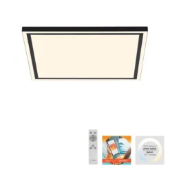 LED Deckenleuchte 45x45 schwarz steuerbar über App dimmbar