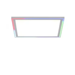 LED Deckenleuchte 40x40 weiss flach Rainbow RGB Fernbedienung Alleskönner