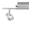 LED-Deckenstrahler, Aluminium, 2 Leuchtköpfe, warmweiße Lichtfarbe, modern