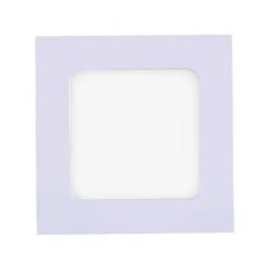 LED-Einbauleuchte, silber, quadratisch, eckig, modern, dimmbar, blendfrei