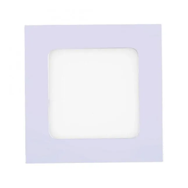 LED-Einbauleuchte, silber, quadratisch, eckig, modern, dimmbar, blendfrei