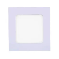 LED-Einbauleuchte, silber, quadratisch, eckig, modern, dimmbar, blendfrei