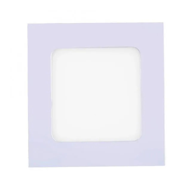 LED-Einbauleuchte, silber, quadratisch, eckig, modern, dimmbar, blendfrei