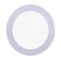 LED-Einbauleuchte, silber, rund inkl. Dimmfunktion, blendfrei, modern