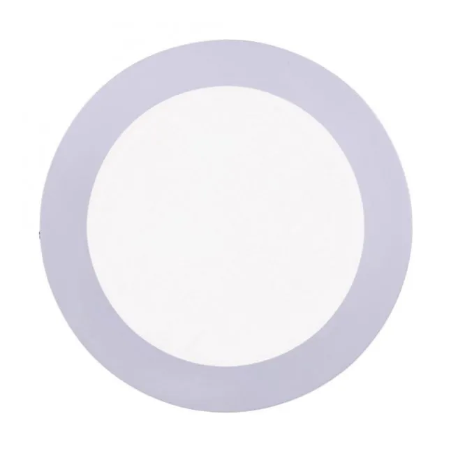 LED-Einbauleuchte, silber, rund inkl. Dimmfunktion, blendfrei, modern