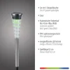 LED Erdspießleuchte Set Farbverlauf spritzwassergeschützt Solar
