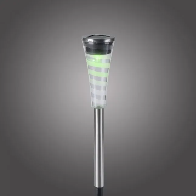 LED Erdspießleuchte Set Farbverlauf spritzwassergeschützt Solar
