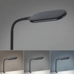 LED Klemmleuchte, schwarz, CCT, dimmbar, Innenleuchte, IP20