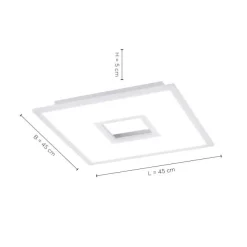 LED Panel, Cut-Out Design, 45x45 cm, RGBW, Fernbedienung