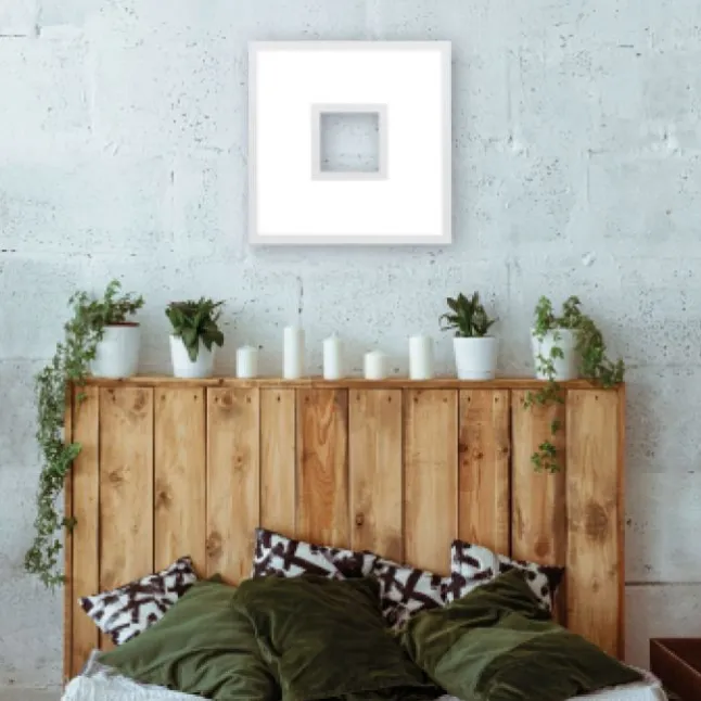 LED Panel, Cut-Out Design, 45x45 cm, RGBW, Fernbedienung